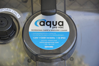 Aqua Pro Vac - Portable Carpet Cleaning Machine, Spotter, Extractor for Auto Detailing